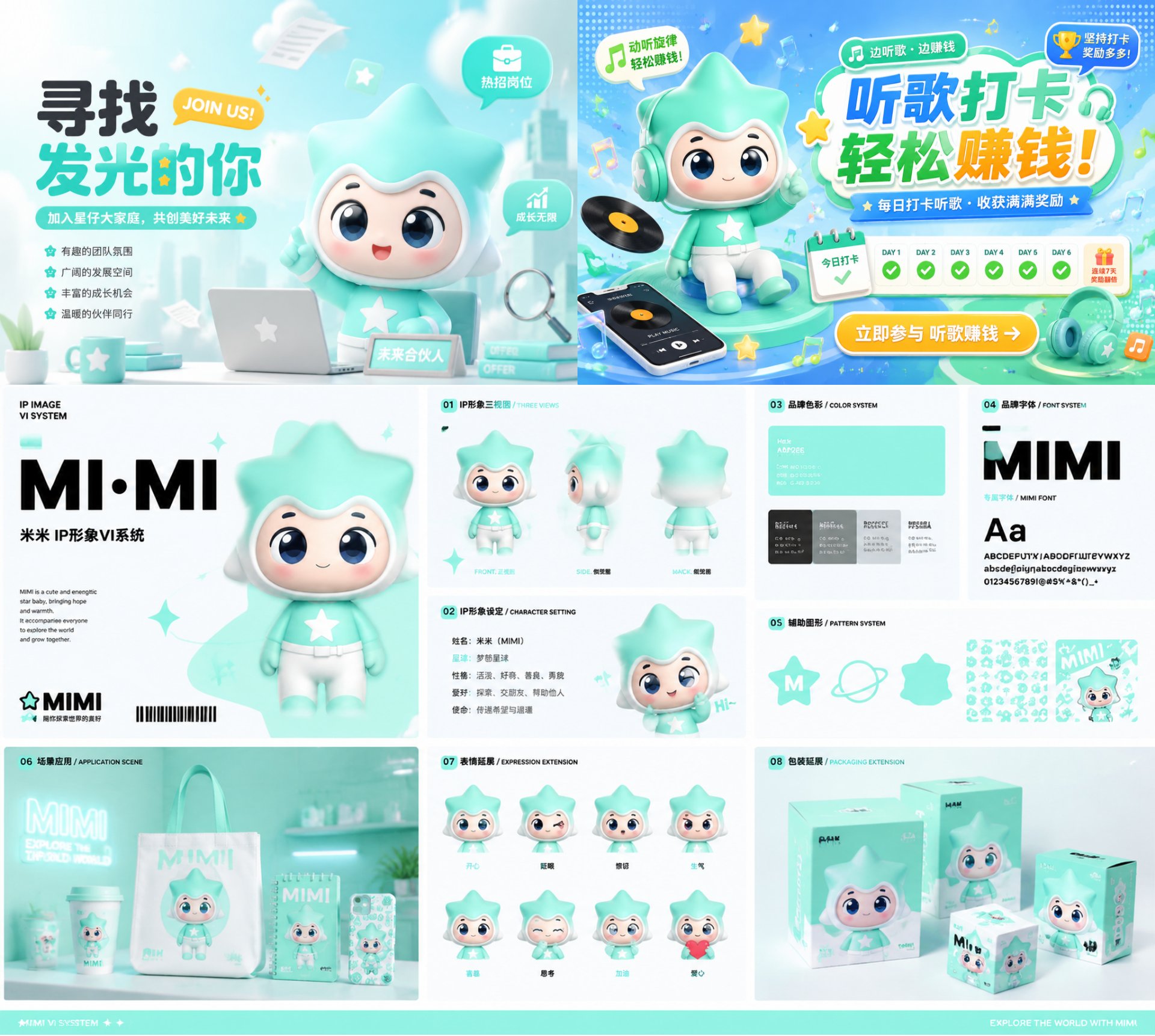MI·MI 完整 VI 视觉系统